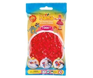 Kreative leker - Hama Ironing beads-red (05) 1000pcs. - 207-05