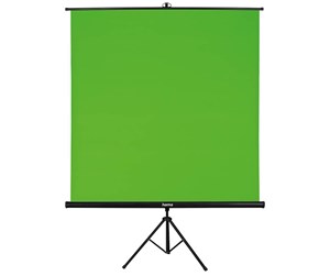 Foto- & Videotilbehør - Hama Green Screen Background with Tripod 180 x 180 cm 2 in 1 - 21571