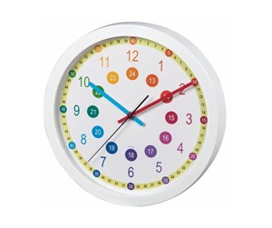 Dekorasjon - Hama “Easy Learning" Children's Wall Clock Diameter 30 cm Low-Noise - 1863950000