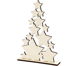 Arts & Crafts - Tilbehør - Creativ Company Wooden Christmas Tree - 56923