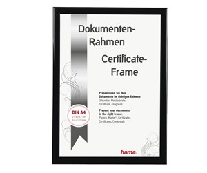 Fotoalbum & Arkivering - Hama "Madrid" Plastic Frame black 21 x 29.7 cm DIN A4 - 66692