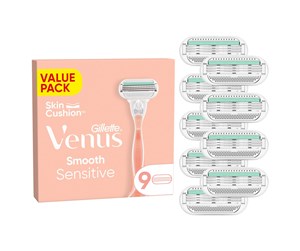 Barberingsutstyr - Venus Smooth Sensitive Blader x9 - 7702018580040