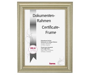 Fotoalbum & Arkivering - Hama "Lobby" Plastic Frame gold 21 x 29.7 cm - 175805