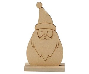 Arts & Crafts - Tilbehør - Creativ Company Wooden Christmas figure Santa Claus - 54469