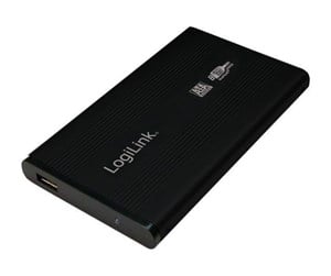 Harddisk - Tilbehør - LogiLink External HDD enclosure 2.5" SATA USB 3.0 aluminum black - UA0106