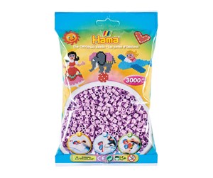 Kreative leker - Hama Iron on Beads - Pastel Purple (96) 3000pcs. - 201-96