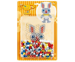 Kreative leker - Hama Iron on bead set Maxi - Rabbit 250 pcs. - 8939