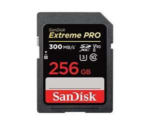 Minnekort - SanDisk Extreme PRO SD - 300MB/s - 256GB - SDSDXDK-256G-GN4IN