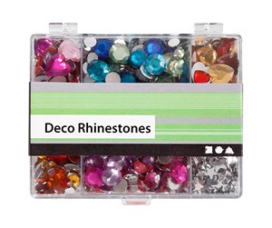 Arts & Crafts - Tilbehør - Creativ Company Rhinestones in Storage Box 300st. - 52315