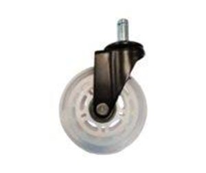 Gamingstol - LC Power - caster - white transparent (pack of 5) - LC-CASTERS-7BW-SPEED