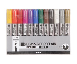 Skrive- & Tegneverktøy - Creativ Company Glass & Porcelain Pens - 31334