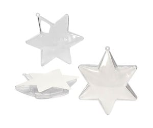 Arts & Crafts - Tilbehør - Creativ Company Decoration Stars 5st. - 52153