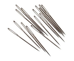 Garn & Tilbehør - Creativ Company Embroidery needles with sharp point 5.4cm 25pcs. - 41107