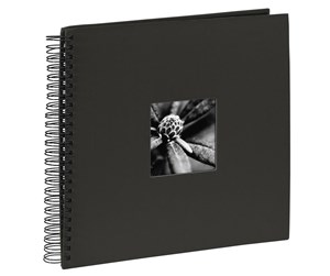 Fotoalbum & Arkivering - Hama “Fine Art" Spiral Album 36 x 32 cm 50 black pages black - 90140