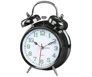 Dekorasjon - Hama "Nostalgia" Alarm Clock black - 00186325