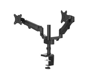 Skjermholder - Hama Monitor Holder Height-adjustable with Gas Spring Swivel/Tilt 13"-32" - 118498