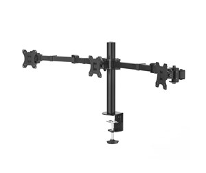 Skjermholder - Hama Monitor Holder 3 Monitors Height-adjustable Swivel/Tilt 13" - 27" - 001184950000