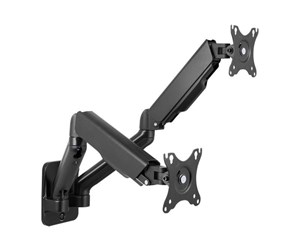 Skjermholder - LogiLink Dual monitor wall mount 17–32" gas spring 90–540 mm - BP0146