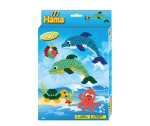 Kreative leker - Hama Ironing beads set - dolphins 2000pcs. - 3435