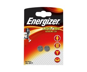 Batteri - Energizer 186 battery - 2 x LR43 - Alkaline - 639319