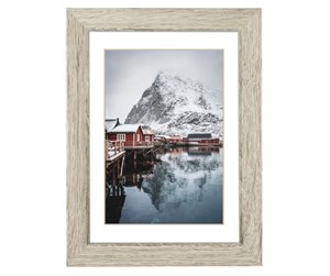 Dekorasjon - Hama "Oslo" Wooden Frame grey pine 13 x 18 cm - 175941