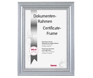 Fotoalbum & Arkivering - Hama "Lobby" Plastic Frame silver 21 x 29.7 cm - 175811