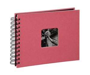 Fotoalbum & Arkivering - Hama "Fine Art" Spiral Album 24 x 17 cm 50 black pages flamingo - 2555