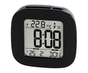 DAB, nettverks- og klokkeradio - Hama "RC 45" Radio Alarm Clock black - Svart - 186373