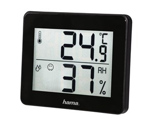 Smarthus - Hama "TH-130" Thermo / Hygrometer black - 186361