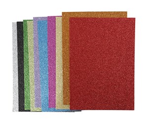 Papir, Fotopapir & Etiketter - Creativ Company EVA Foam Sheets Color A4 10pcs. - 79029