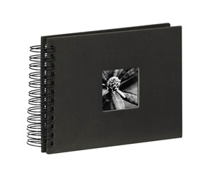 Fotoalbum & Arkivering - Hama “Fine Art" Spiral Album 24 x 17 cm 50 black pages black - 90150