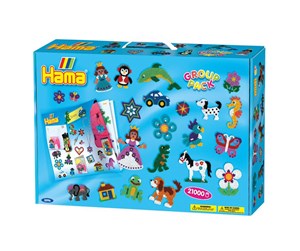 Kreative leker - Hama Ironing beads set in case 21.000pcs. - 3096