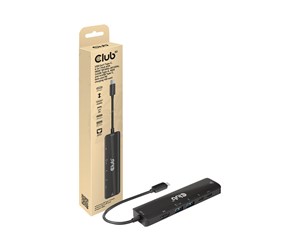 Dokkingstasjon - Club 3D - docking station - USB-C 3.1 Gen 1 - HDMI - GigE - CSV-1596