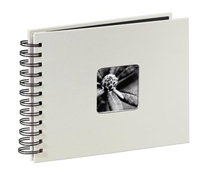 Fotoalbum & Arkivering - Hama "Fine Art" Spiral Album 24 x 17cm 50 Black Pages chalk - 2107