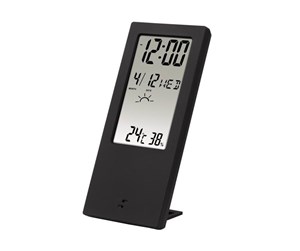 Smarthus - Hama "TH-140" Thermometer/Hygrometer with weather indicator black - 186365