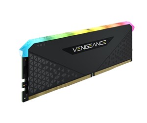 RAM - Corsair Vengeance RGB RS DDR4-3600 - 8GB - CL18 - Single Channel (1 pcs) - AMD Optimized - Svart med RGB - CMG8GX4M1D3600C18