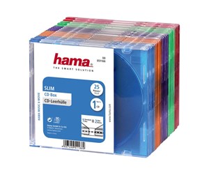 Lagrings-tilbehør - Hama storage CD slim jewel case - 51166