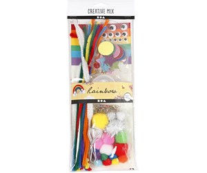 Arts & Crafts - Tilbehør - Creativ Company Hobby Basic Materials Rainbow Set - 977441