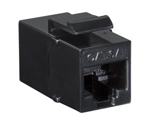 Tilbehør - LogiLink Cat.6A Keystone Inline Coupler UTP only 14.7 mm width slim type - NK4014