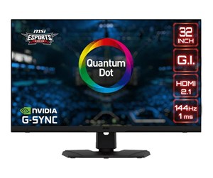 Skjerm - 32" MSI Optix MPG321URDE - 3840x2160 - 144Hz - IPS - USB-C - 9S6-3DC07T-002