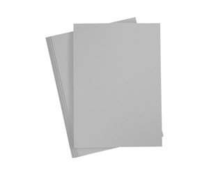 Papir, Fotopapir & Etiketter - Creativ Company Cardboard - A4 - 20 sheets - steel grey - 21126