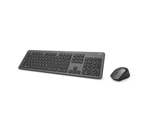 Tastatur - Hama "KMW-700" Wireless Keyboard / Mouse Set anthracite / black - 182677