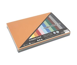 Papir, Fotopapir & Etiketter - Creativ Company Colored Cardboard A4 12 x 10 Sheets - 214270