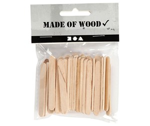 Arts & Crafts - Tilbehør - Creativ Company Wooden Craft Sticks Mini 50 pcs. - 563022