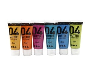 Hobbyartikler - Creativ Company School acrylic paint glitter - 32501