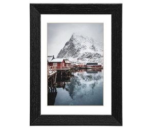 Fotoalbum & Arkivering - Hama "Oslo" Wooden Frame black 15 x 20 cm - 175948