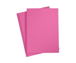 Papir, Fotopapir & Etiketter - Creativ Company Cardboard - A4 - 20 sheets - pink - 211046