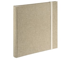 Fotoalbum & Arkivering - Hama "Tessuto" Jumbo Album 30x30 cm 60 White Pages beige - 3847