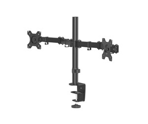 Skjermholder - Hama Monitor Holder 2 Monitors Height-adjustable Swivel/Tilt 13" - 32" - 00118491