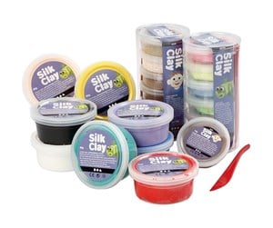 Hobbyartikler - Creativ Company Silk Clay - Assorted Colours 22 tubs - 78817